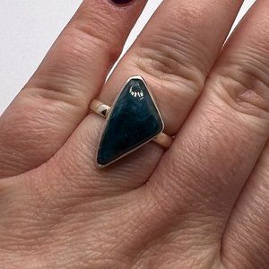 Appatite Triangle Ring Size 7 - Sterling Silver